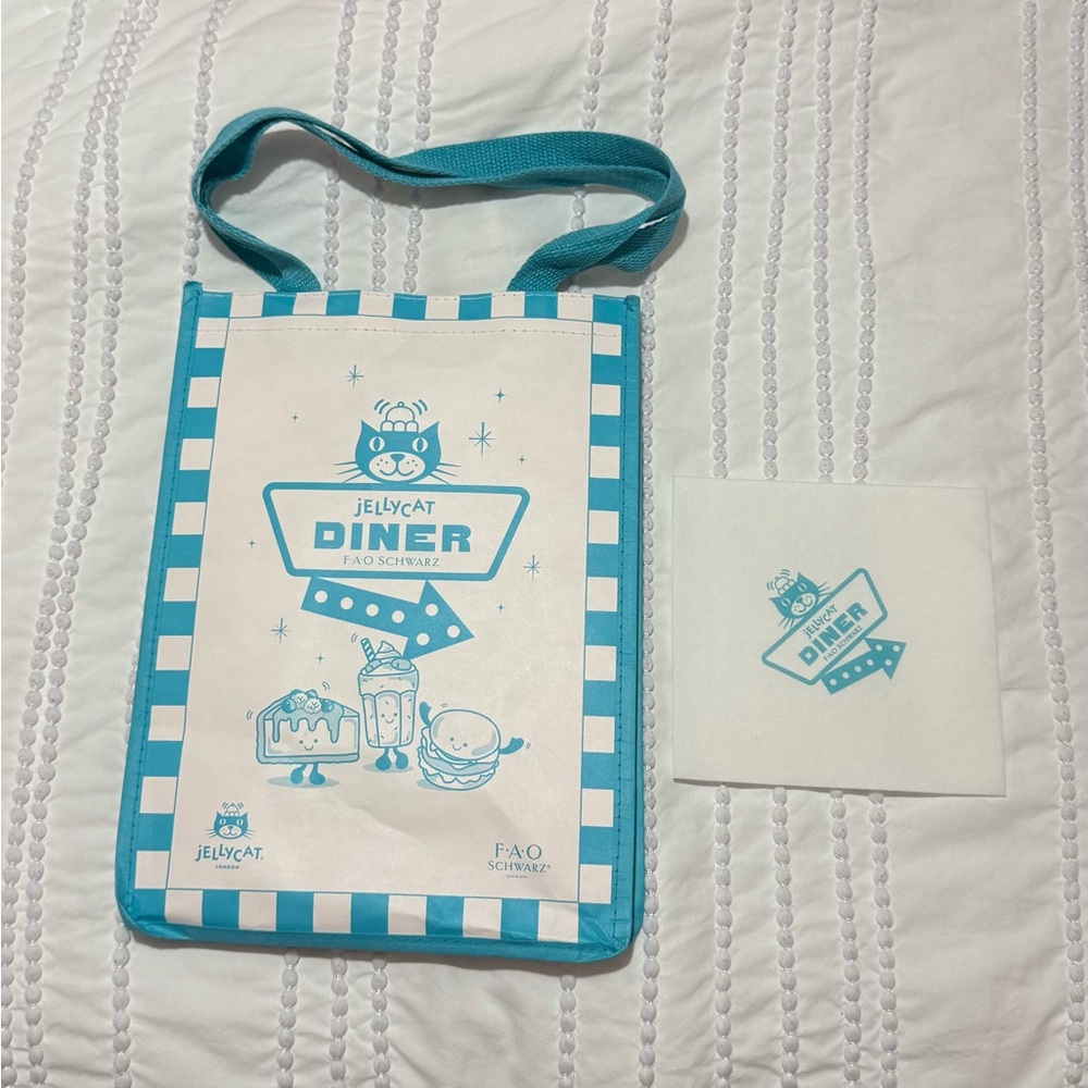 NYC 🇺🇸 Jellycat Diner Exclusive Bag and Napkin